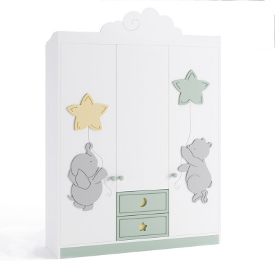 "Кроха" Трёхстворчатый шкаф
